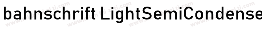 bahnschrift LightSemiCondensed字体转换